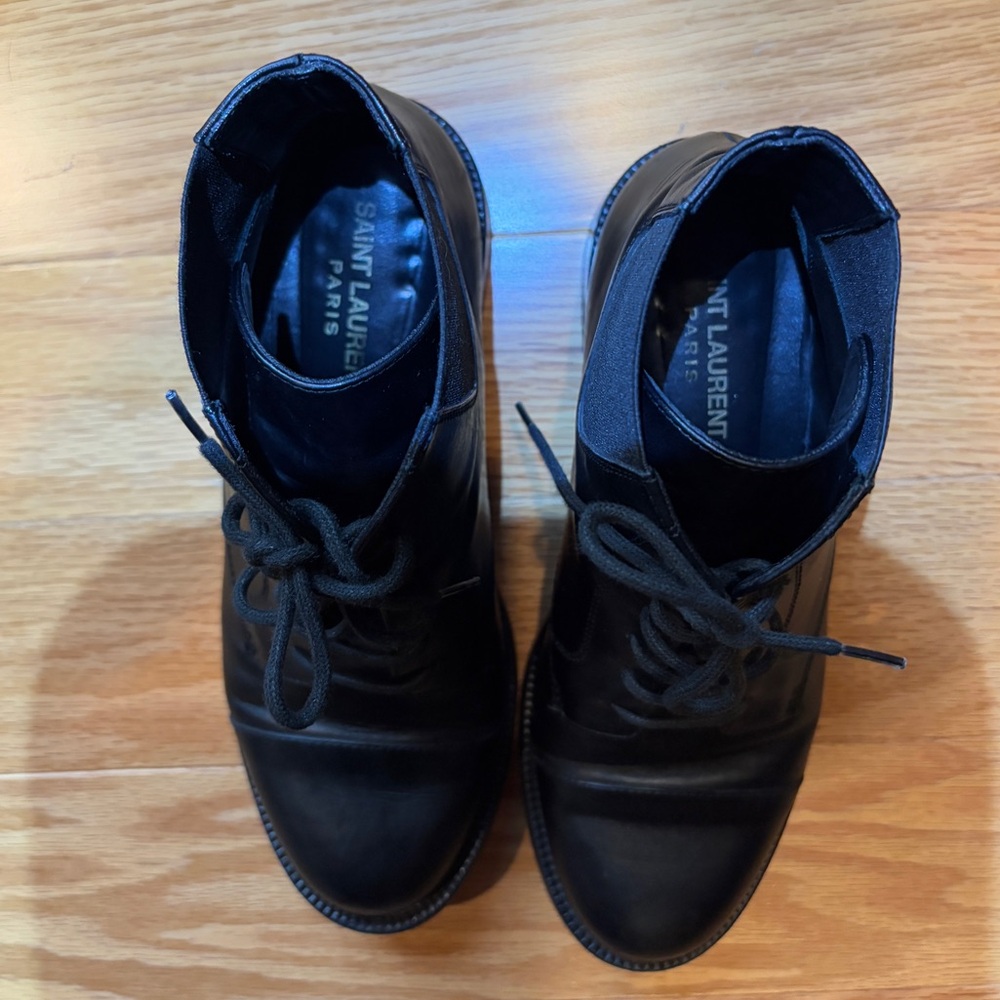 Saint Laurent Black Boots Size 36 - Picture 5 of 6